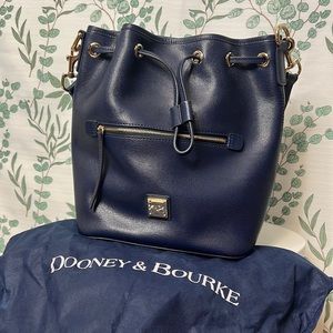 Dooney & Bourke blue hobo bucket purse